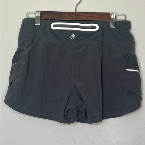 Athleta Ready Set Shorts Gray Small Women’s Athletic Running Workout Activewear - Picture 4 of 6